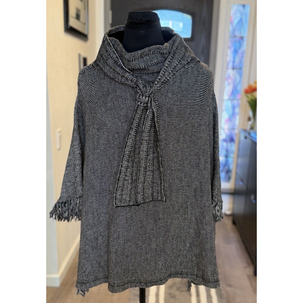 Anthropologie Sparrow Shawl Collar Knit Poncho Womens XS